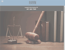 Tablet Screenshot of barnumlawoffice.com